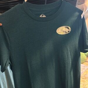 Quiksilver Boys Deep Teal Short Sleeve Tee